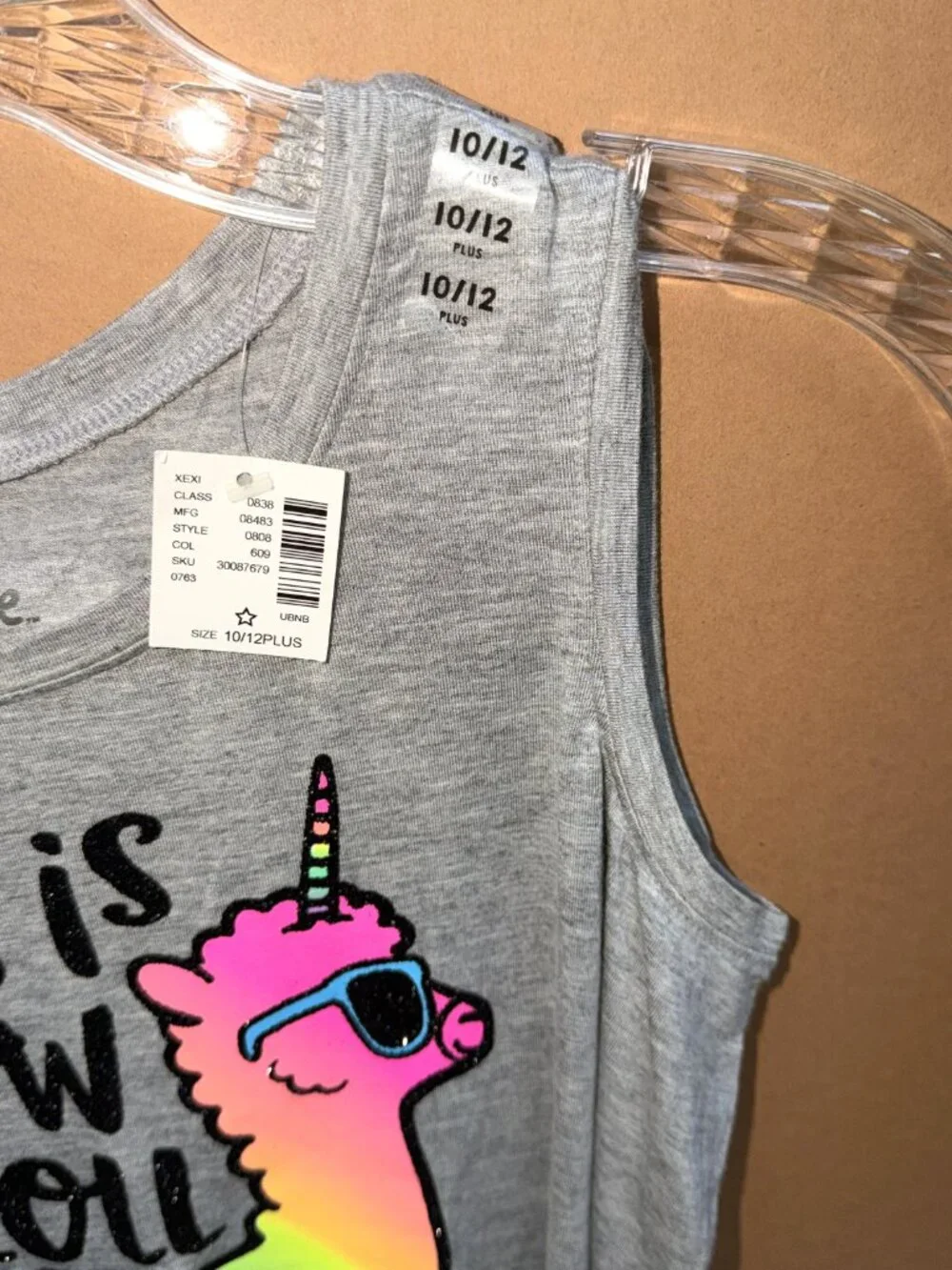 NWT Girls Justice Tank Top 